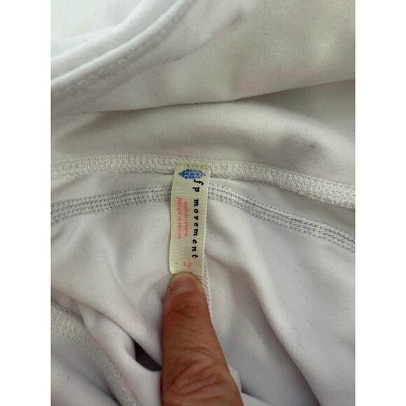 FP Movement You're A Peach Leggings Free People White Size Small Women’s NWOT - Picture 6 of 9